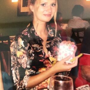 Roberto Cavalli Floral and Leopard Print Button-Up Women's Top. Size S